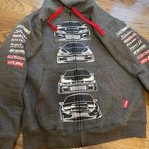 Hard tuned zip hoodie silvia